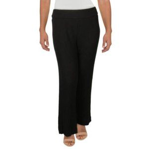 NWoT Three Dots Women's Pull On Wide Leg Crepe Paperbag Pants Size L $50 9C123